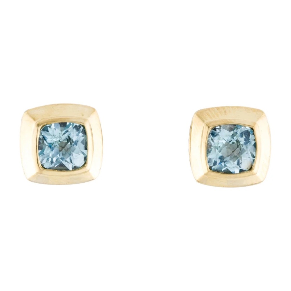 David Yurman Topaz Albion Stud Earrings